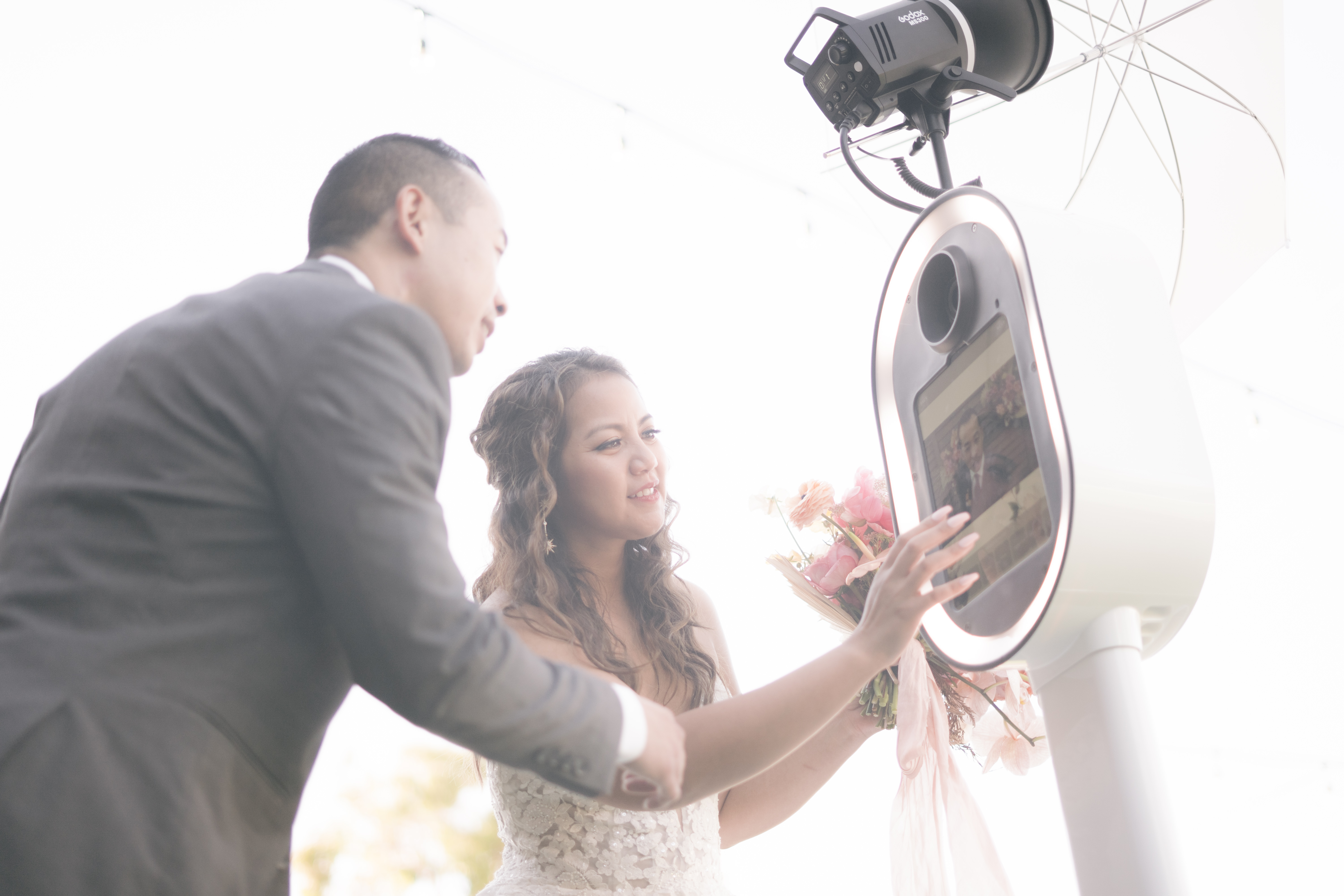 Photo booth setup